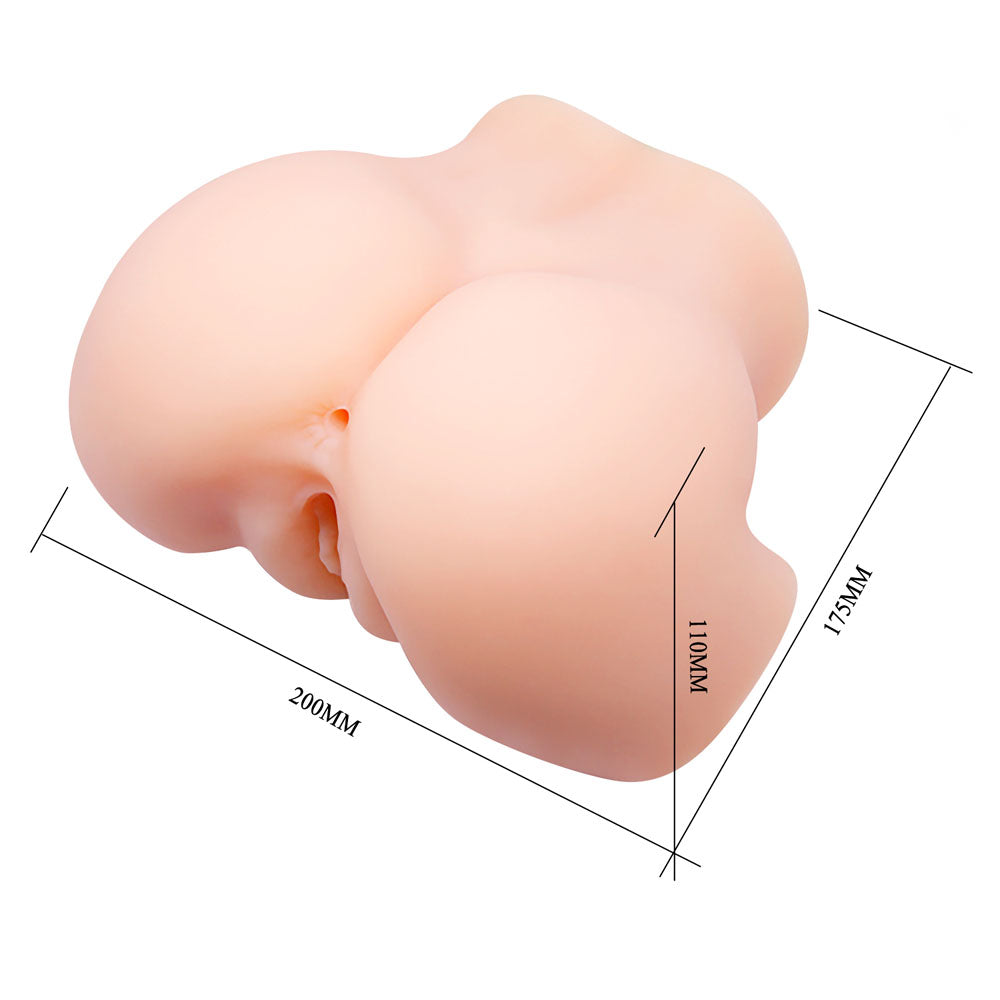 CRAZY BULL VERONICA Vibrating Torso - Flesh Vibrating Torso Masturbator - BM-00900T72ZK