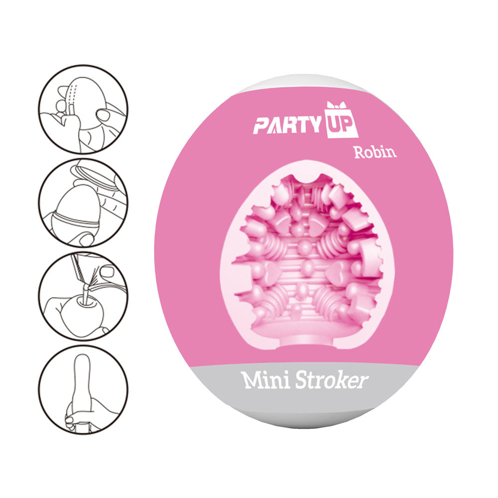 Party Up ROBIN Mini Stroker - Pink Mini Stroker-BM-00900T90-PU