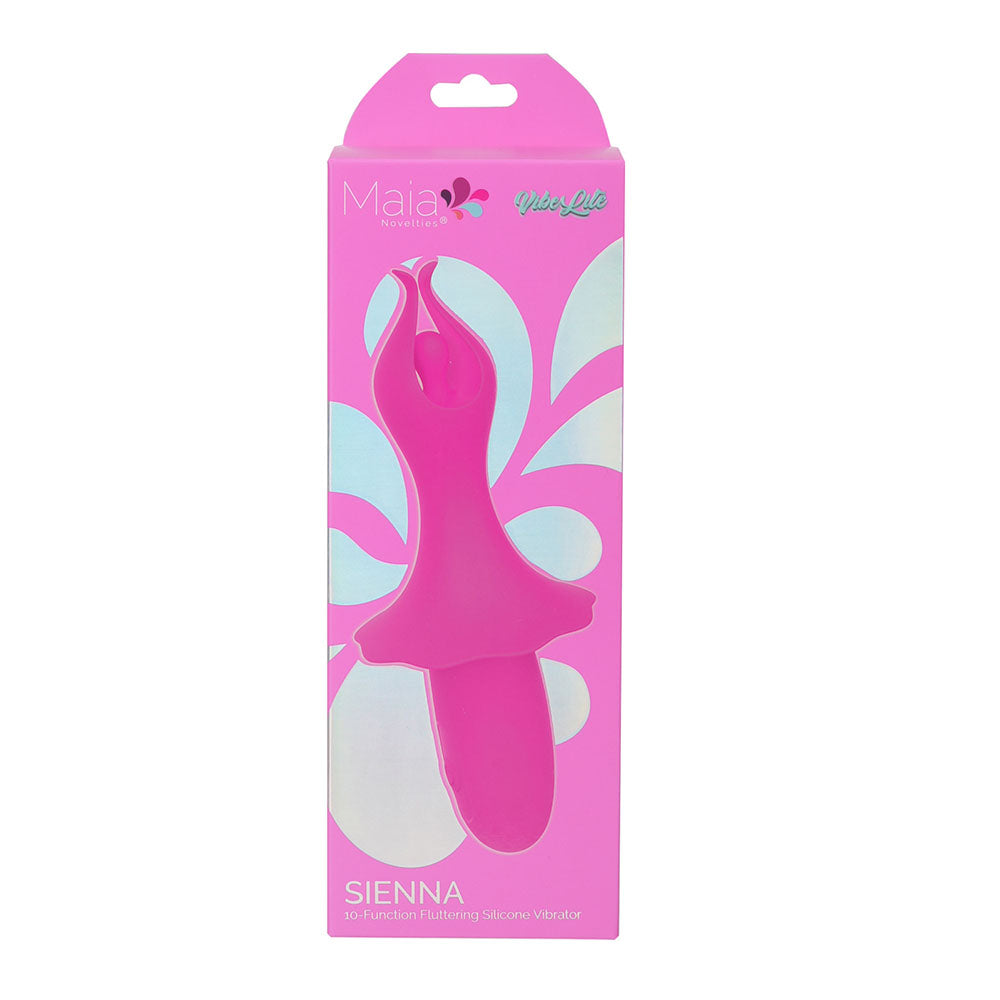 Maia SIENNA - Pink - Pink 15.2 cm USB Rechargeable Fluttering Bullet-BO-25-01-PINK