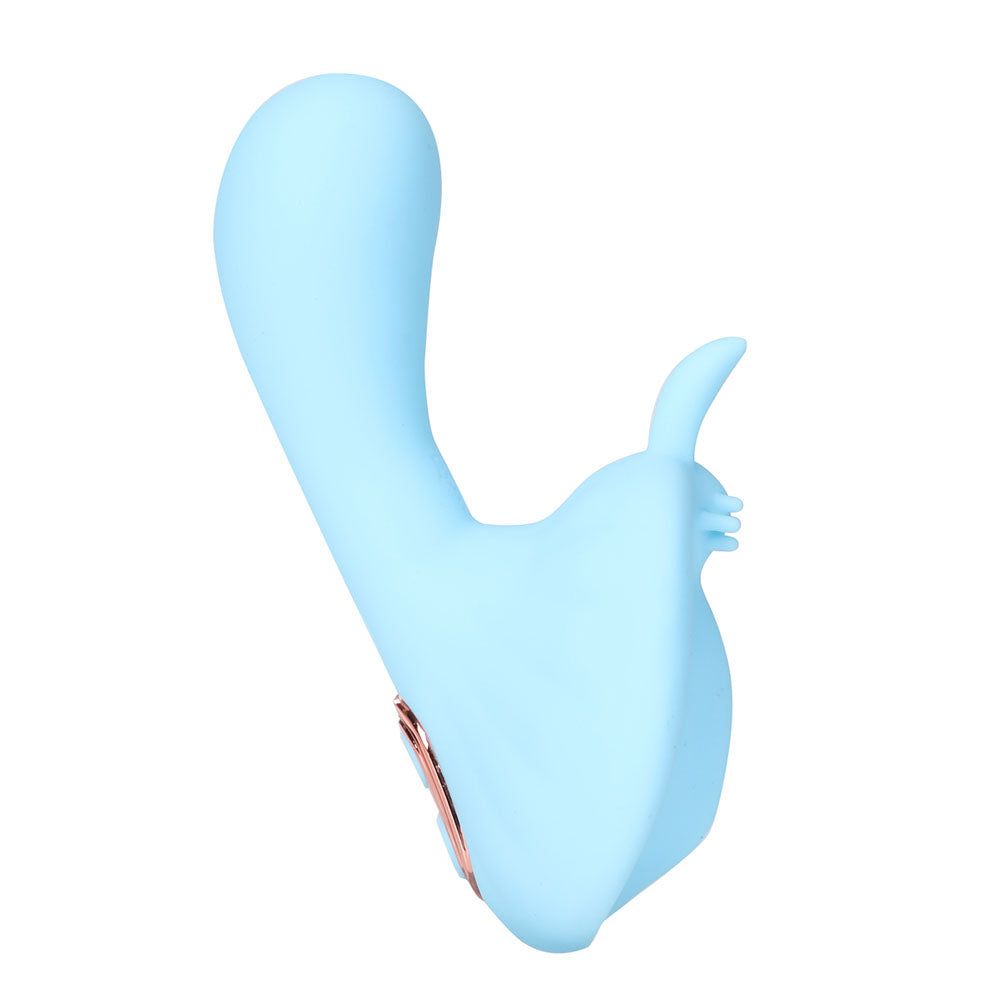 Maia AVERI - Blue - Blue USB Rechargeable Vibrator-BO-25-02-BLUE