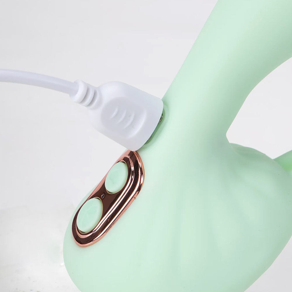 Maia AVERI - Green - Green USB Rechargeable Vibrator-BO-25-02-GREEN