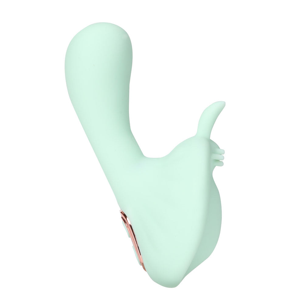 Maia AVERI - Green - Green USB Rechargeable Vibrator-BO-25-02-GREEN
