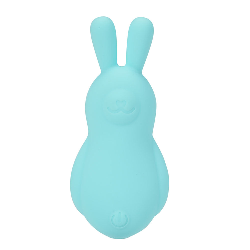 Maia BRI - Teal - Teal 9 cm USB Rechargeable Vibrating Bunny Bullet-BO-25-05-TEAL