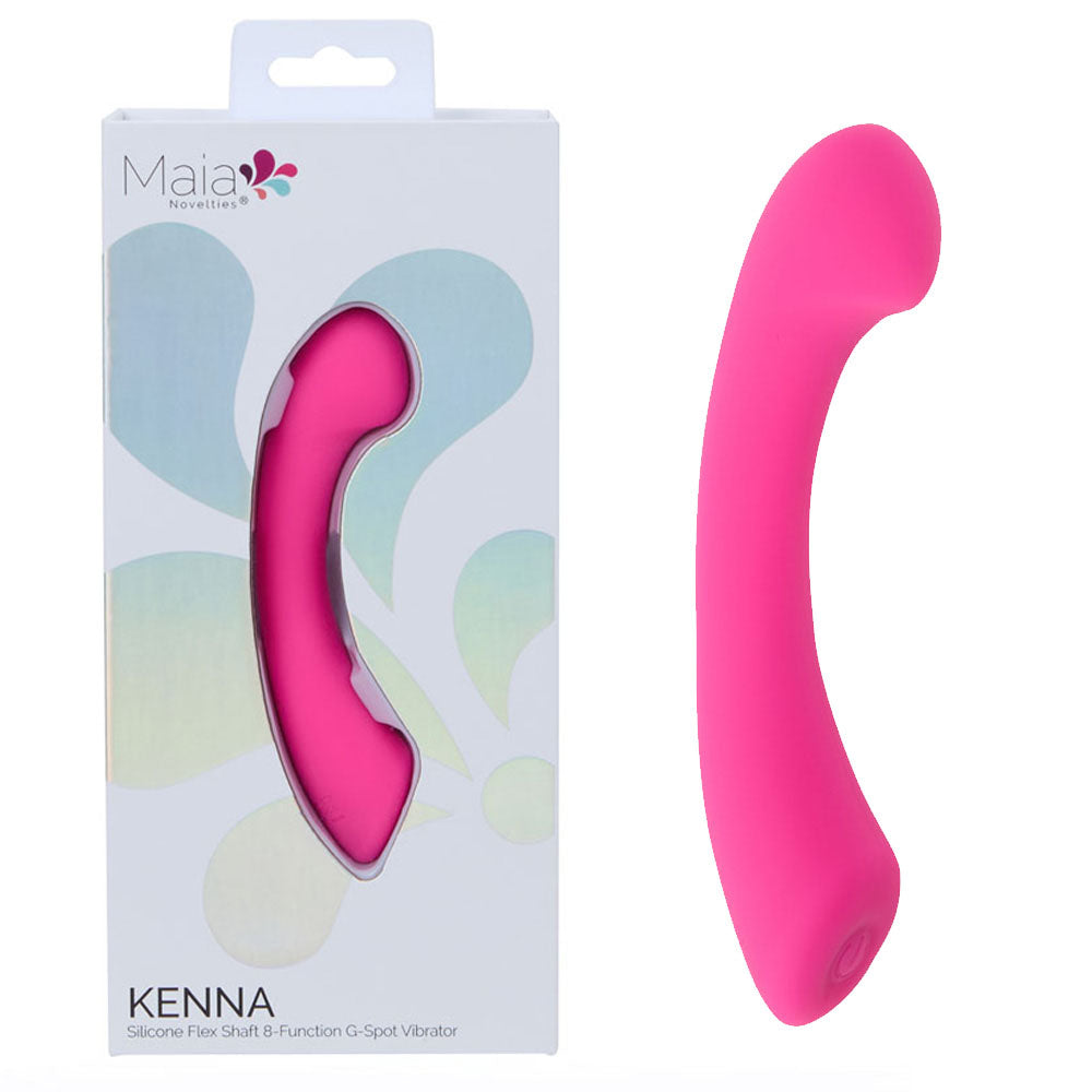 Maia KENNA - Pink - Pink 12.7 cm USB Rechargeable Vibrator-BO-25-12-PINK