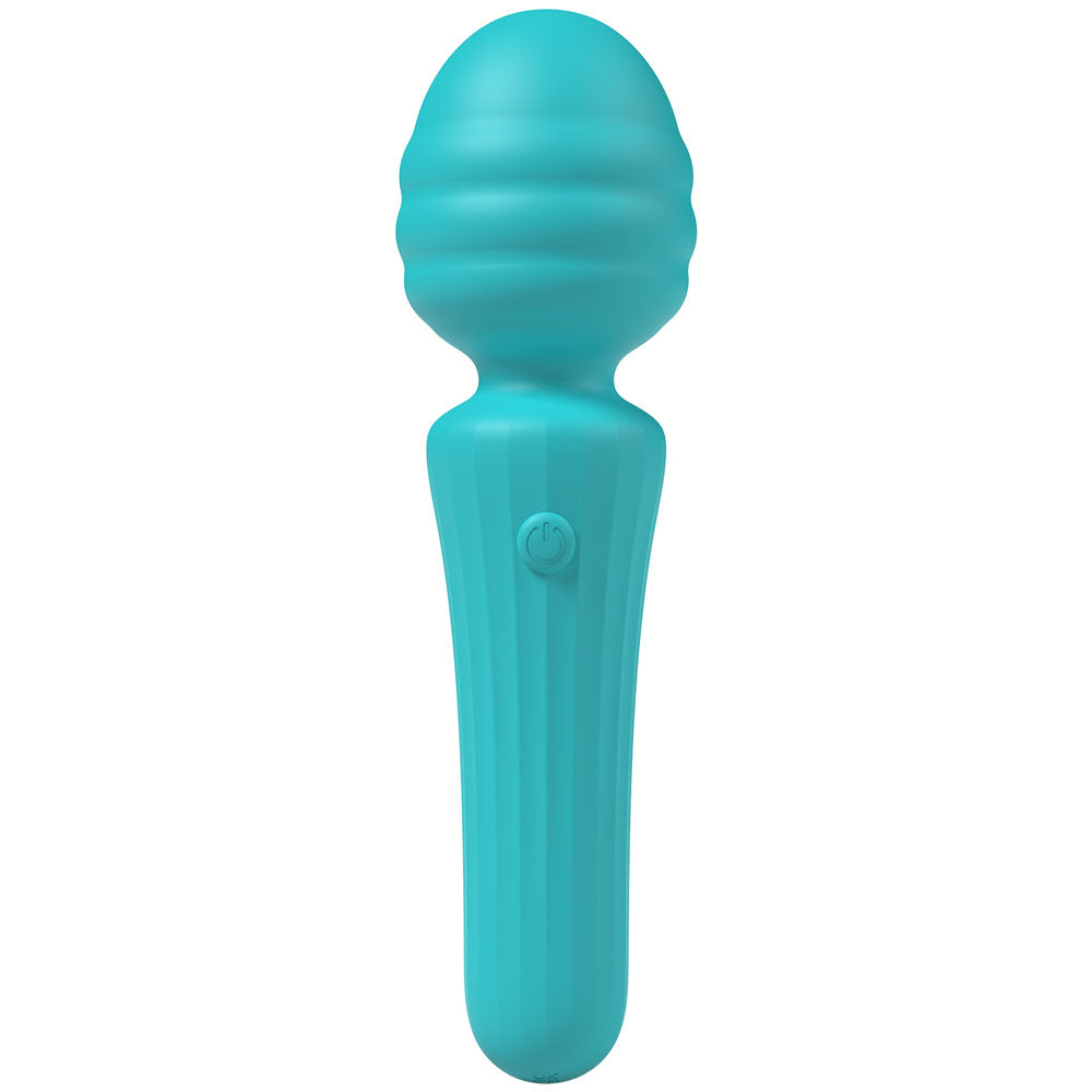 Party Up DUUNA - Teal - Teal 16.9 cm USB Rechargeable Massage Wand-BP-W00003-1