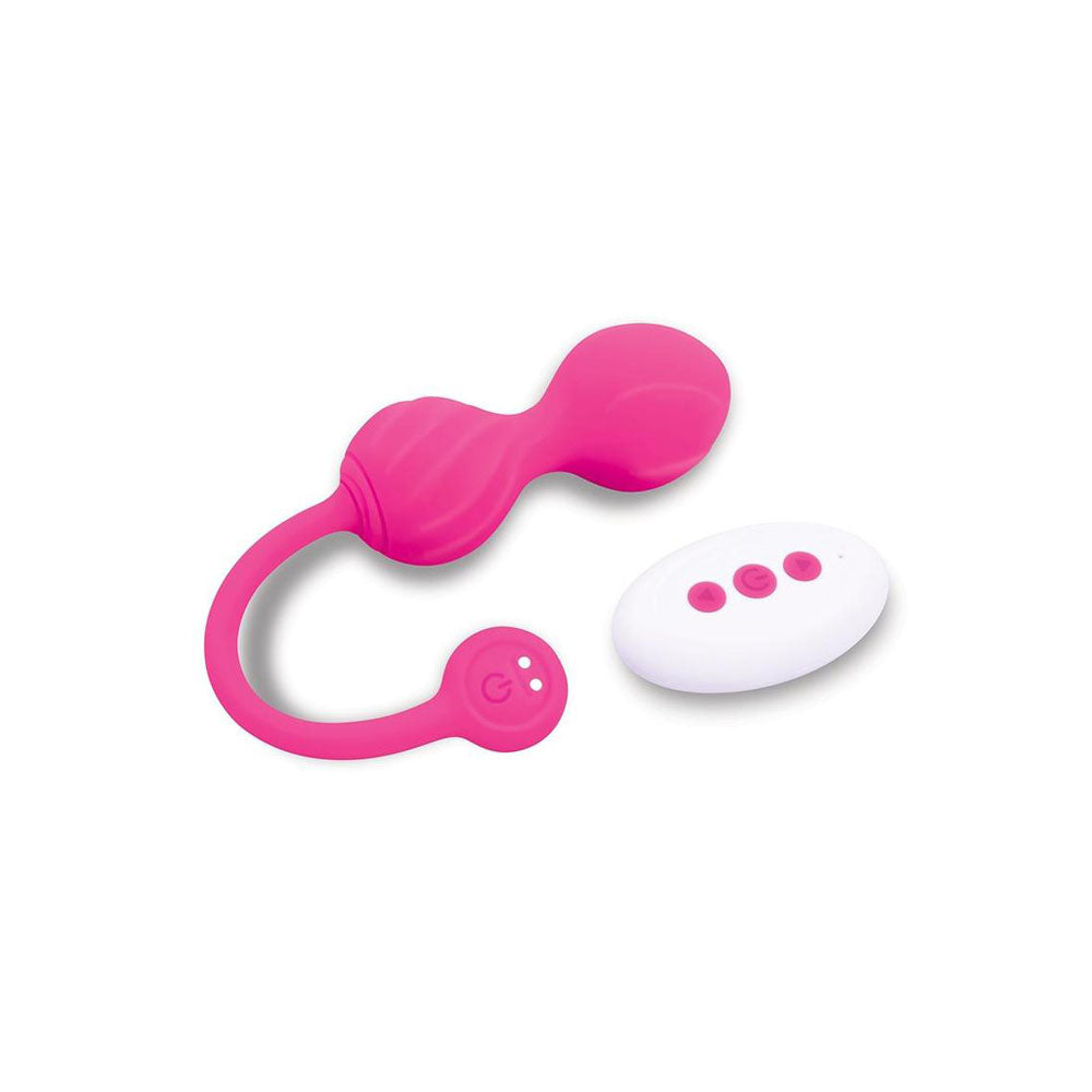 Bodywand Squeeze Remote-Control Pelvic Floor Trainer - Pink USB Rechargeable Weighted Kegel Bal