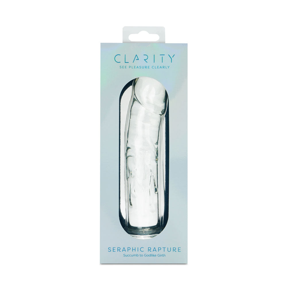 Clarity - Seraphic Rapture - Clear 17.8 cm Glass Dildo-CLA-16