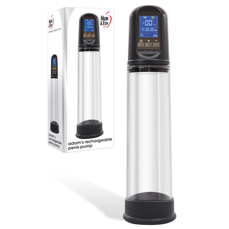 Adam & Eve Rechargeable Penis Pump - USB Rechargeable Powered Penis Pump - D797 8000