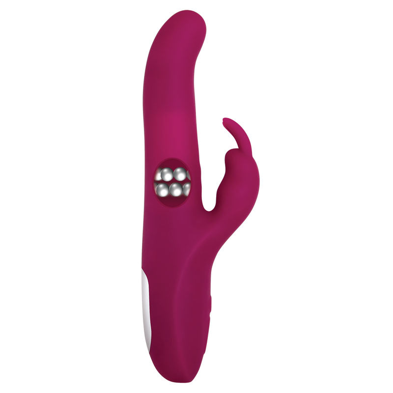 Adam & Eve Eves Twirling Rabbit Thruster - Purple 24.1 cm USB Rechargeable Thrusting Rabbit Vib