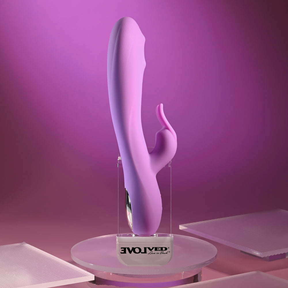 Evolved BEAD THE WAY - Pink 23.2 cm USB Rechargeable Rabbit Vibrator-EN-RS-6527-2