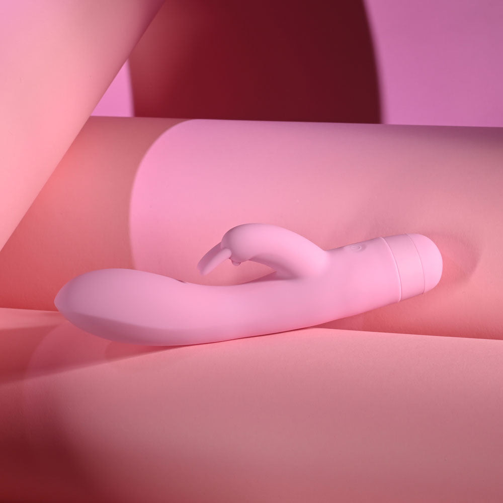 Evolved CUSHY BUNNY - Pink 19.1 cm USB Rechargeable Rabbit Vibrator - EN-RS-7289-2