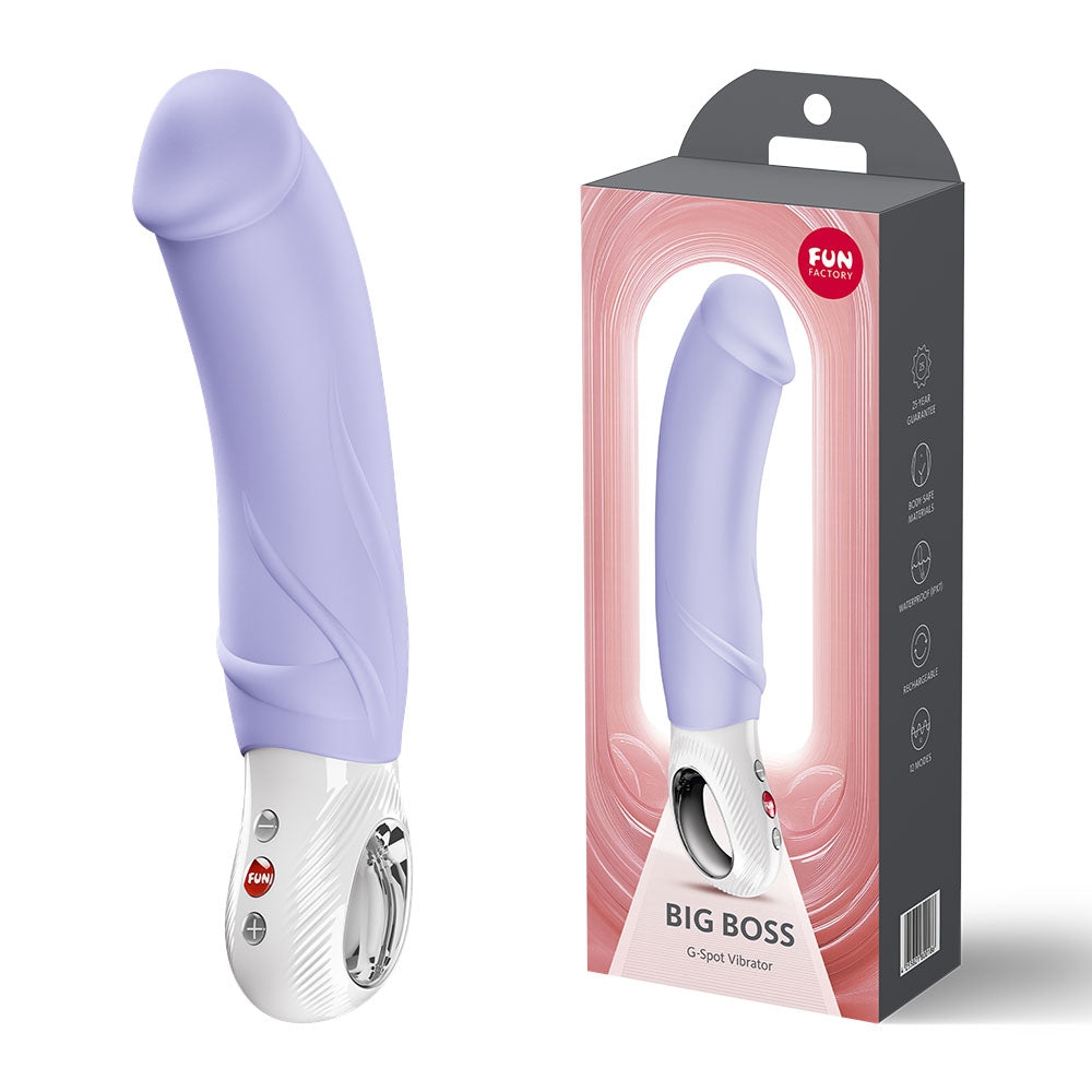 Fun Factory BIG BOSS Purple - Purple 22.9 cm USB-C Vibrator-FF000950PL01