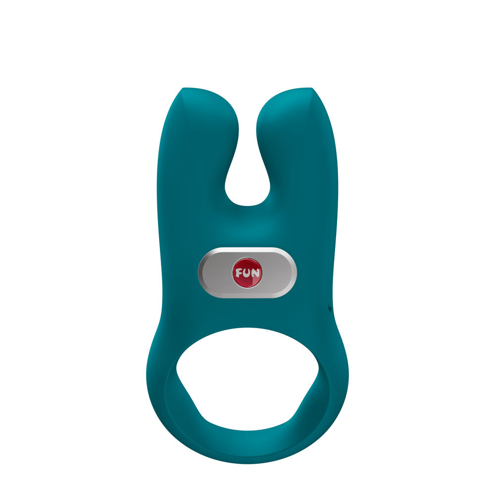 Fun Factory NOS PRO Bottle Green - Bottle Green USB-C Rechargeable Vibrating Cock Ring-FF000980BT01