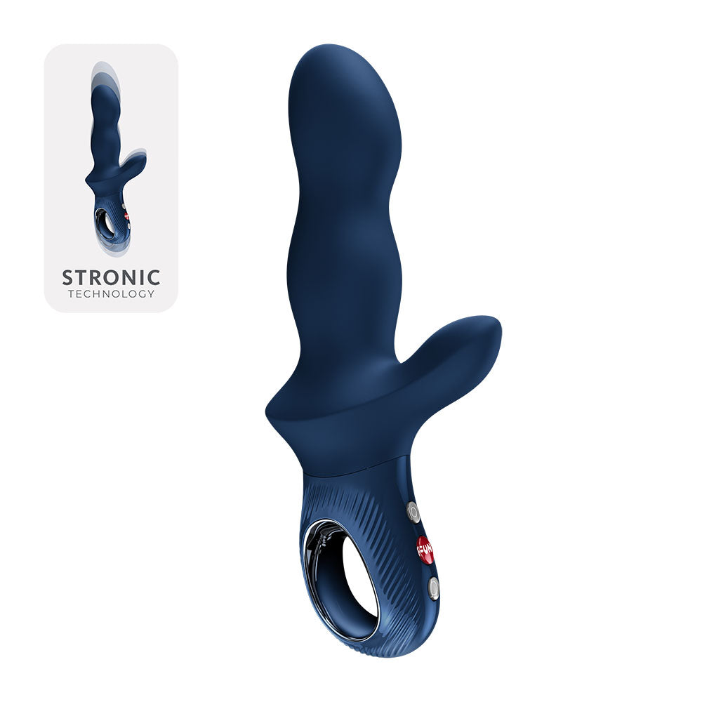 Fun Factory BI STRONIC CRAVE Nightblue - Nightblue USB-C Rechargeable Thrusting Vibrator - FF001019NB01