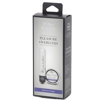 Fifty Shades of Grey Pleasure Overload Delicious Tingles (2 Piece) Silver***