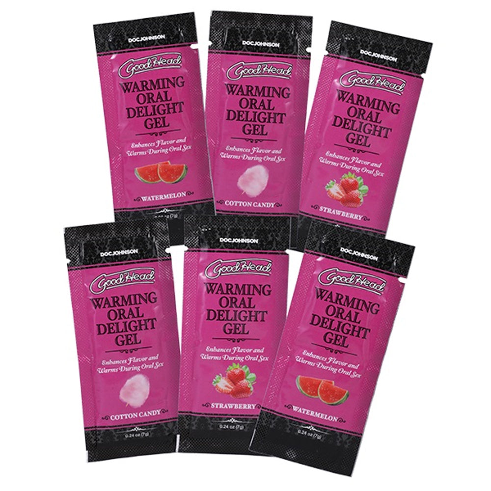 GoodHead Warming Oral Delight Gel 6-Pack