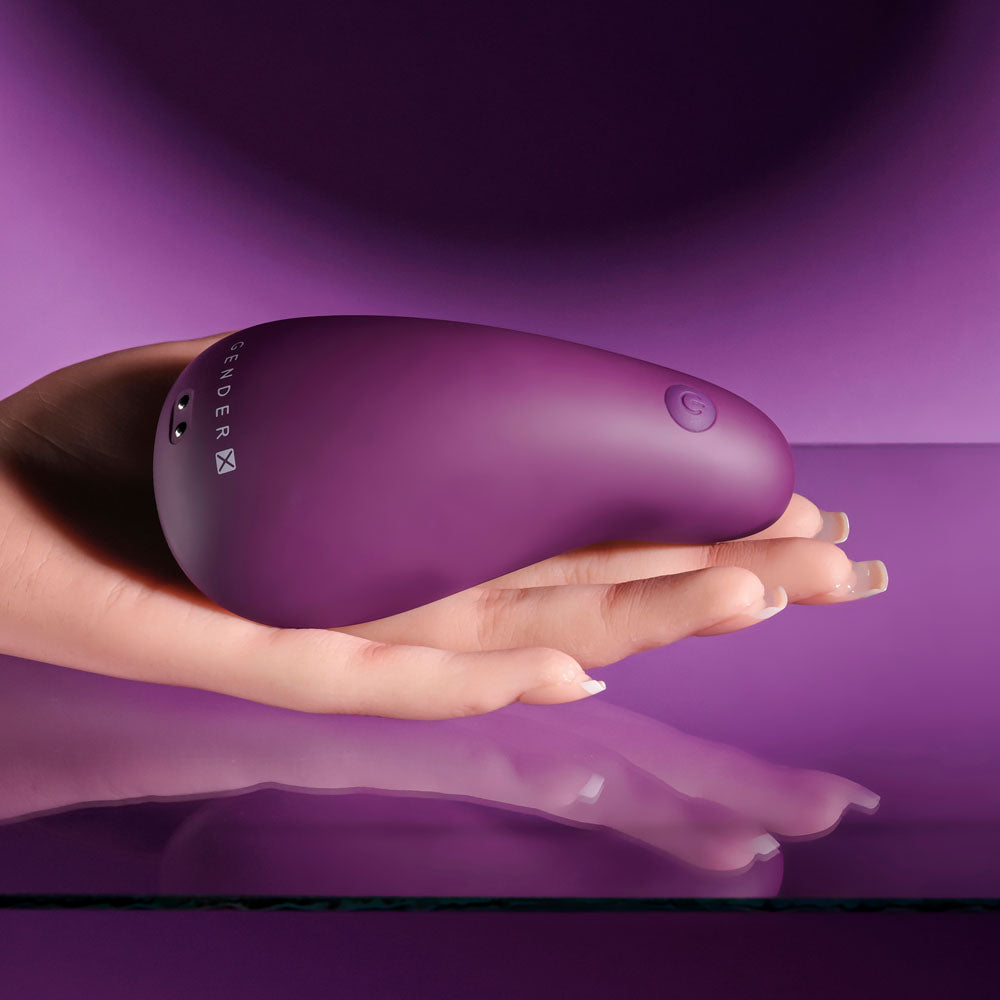 Gender X BJ BUDDY - Purple USB Rechargeable Vibrating Unisex Stimulator - GX-RS-6206-2