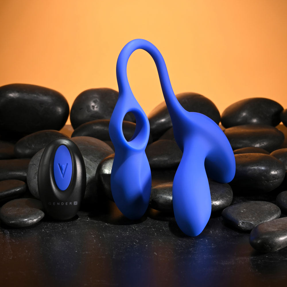 Gender X BACK FOR MORE - Dual USB Rechargeable Dual Stimulator with Wireless Remote - GX-RS-6558-2