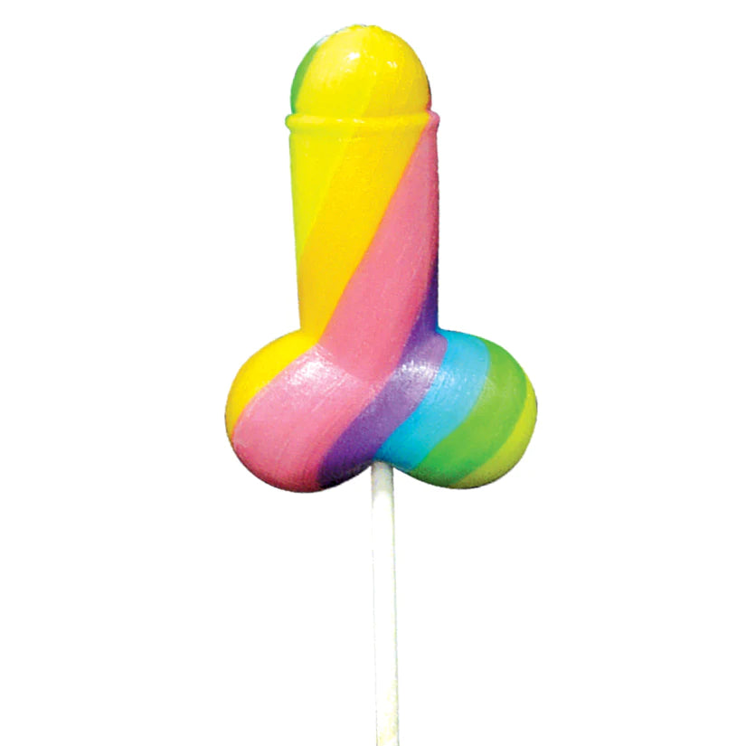 JUMBO Rainbow Cock Pops - Single