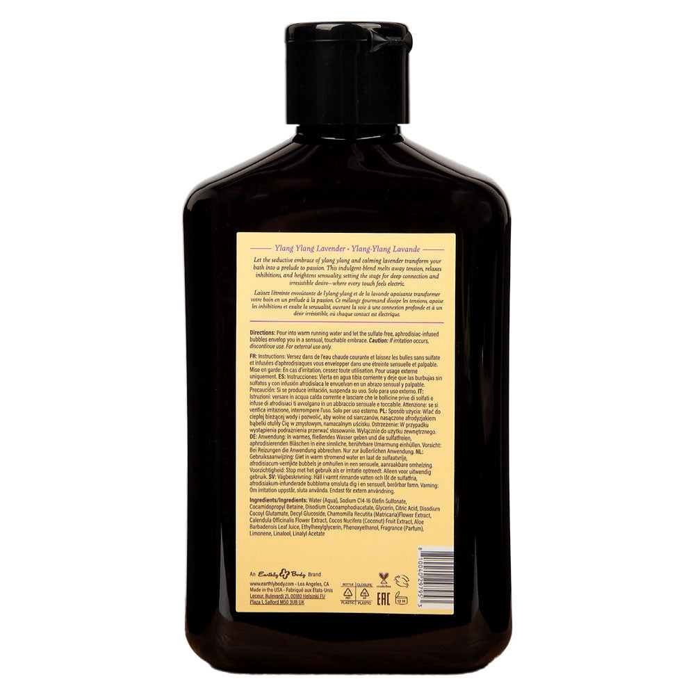 EB Hemp Seed Bubble Bath YLANG YLANG LAVENDER - 250 ml - Ylang Ylang Lavender Scented Bubble Bath - 250 ml Bottle-HSBNBB834