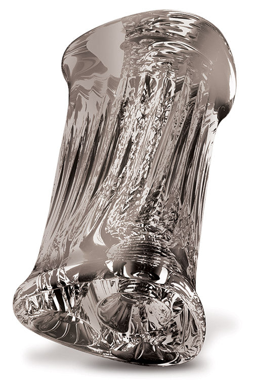 Adam & Eve Adams 3-Way Stroker - Clear Triple Hole Stroker