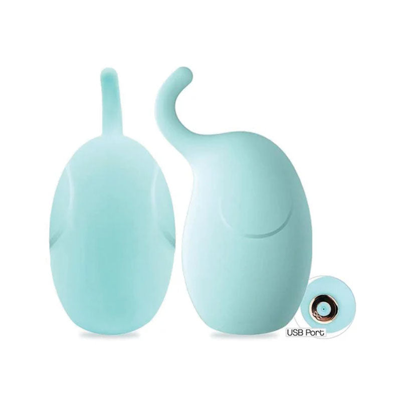 Hunk With A Trunk - Aqua - Aqua USB Rechargeable Stimulator-IC4032