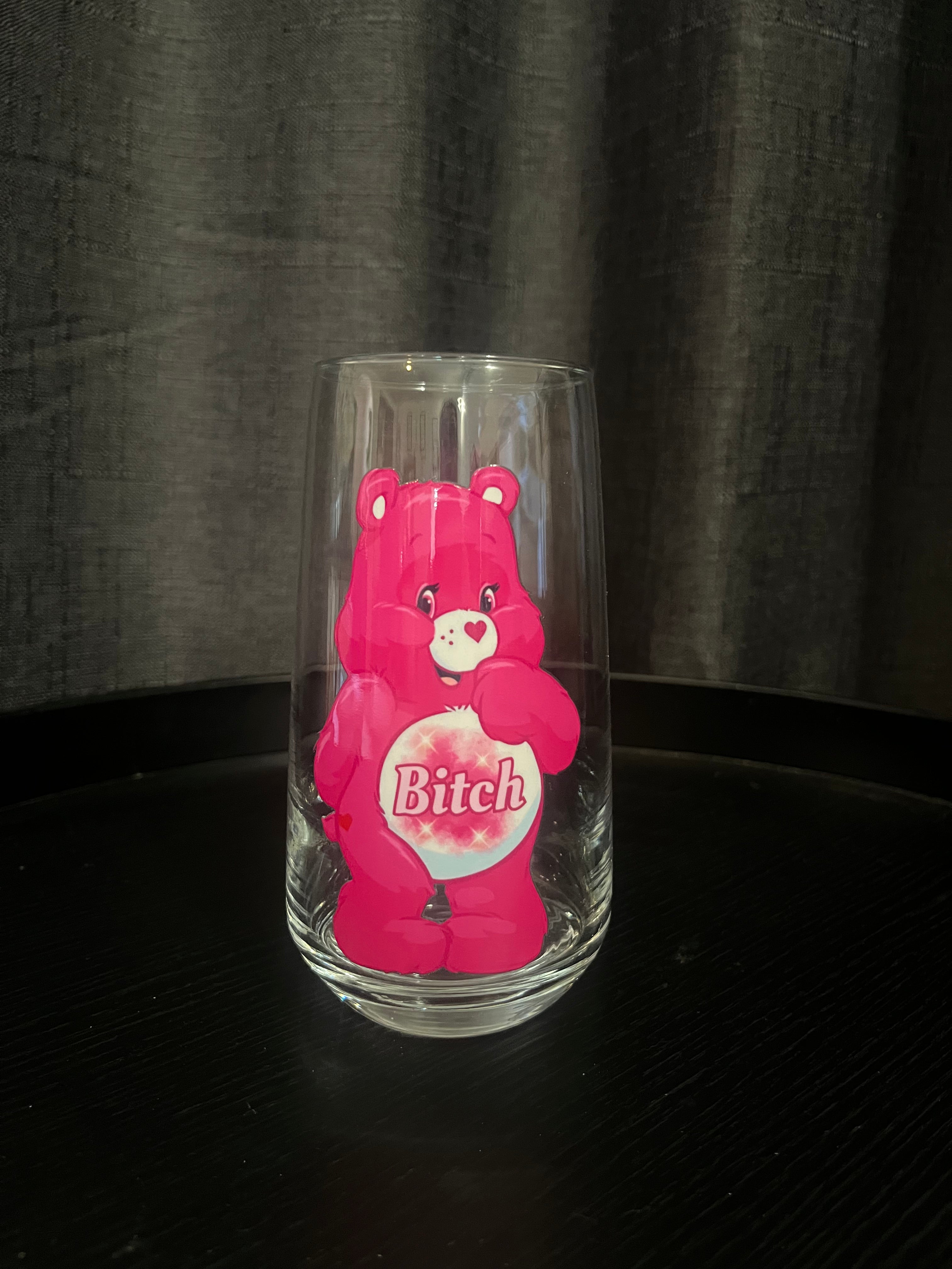 Swear Bears 6pack Glass Set #2