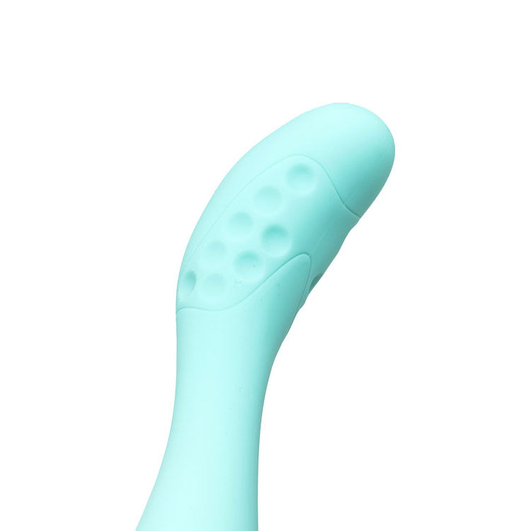 Adam & Eve GROOVY GLOW-UPS Flexie - Blue 19 cm USB Rechargeable G-Spot Vibrator - L181 4500