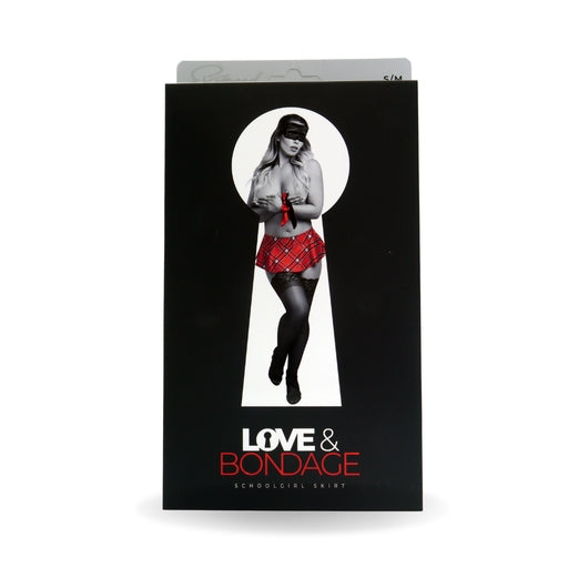 Bondage Set - School Girl Skirt Red S/M-L306REDMED