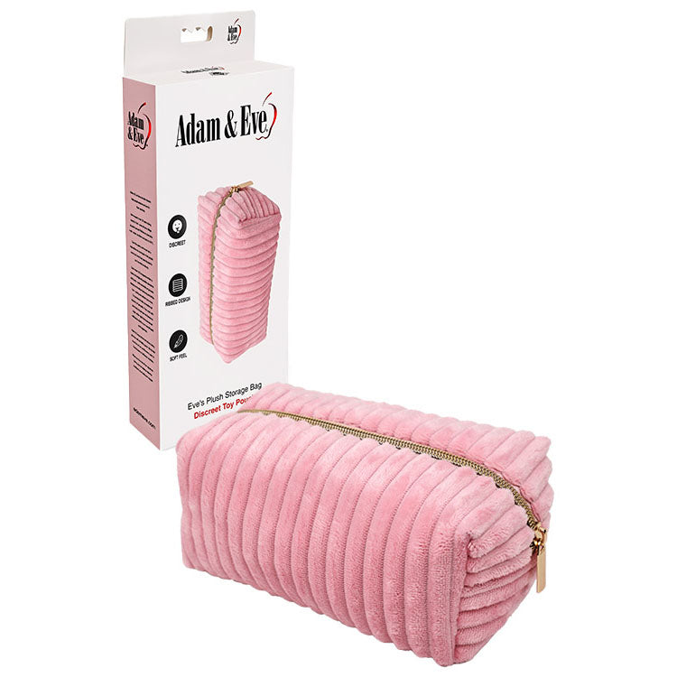 Adam & Eve EVES PLUSH STORAGE BAG - Private Storage Bag - L365 6200