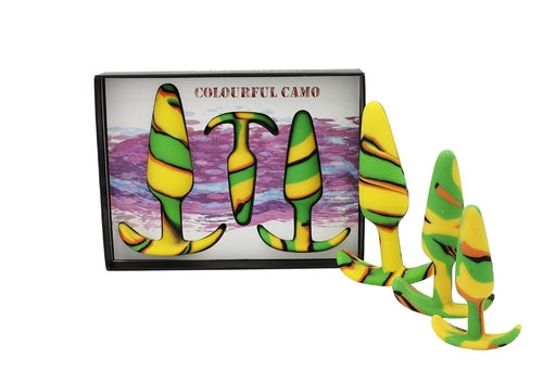 Colourful Camo SAIL Anal Kit Yellow-LA-11027-3Y