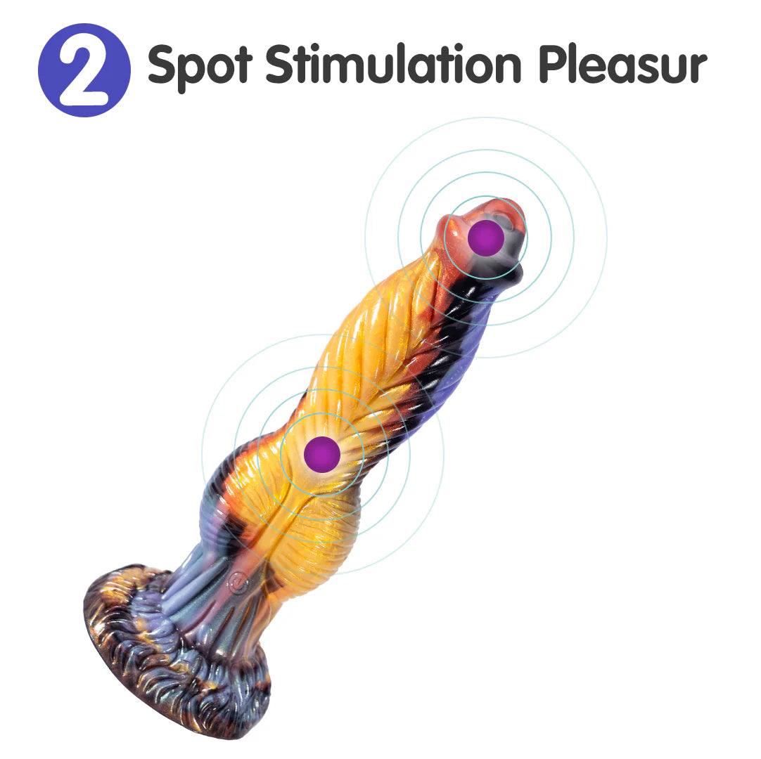 9.85" Big Monster Dildo w/ Remote Control