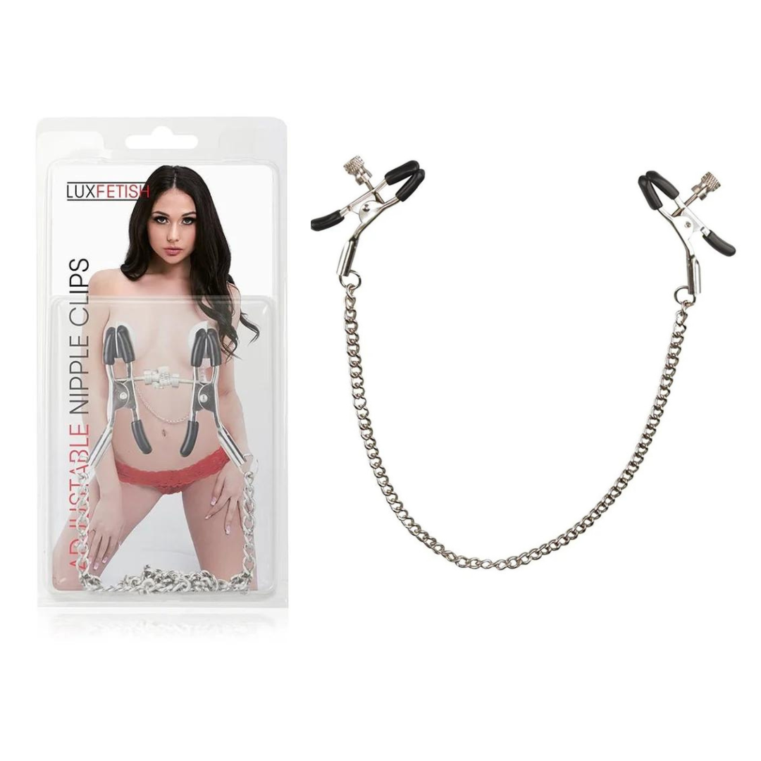 Lux Fetish Adjustable Nipple Clips-LF5204