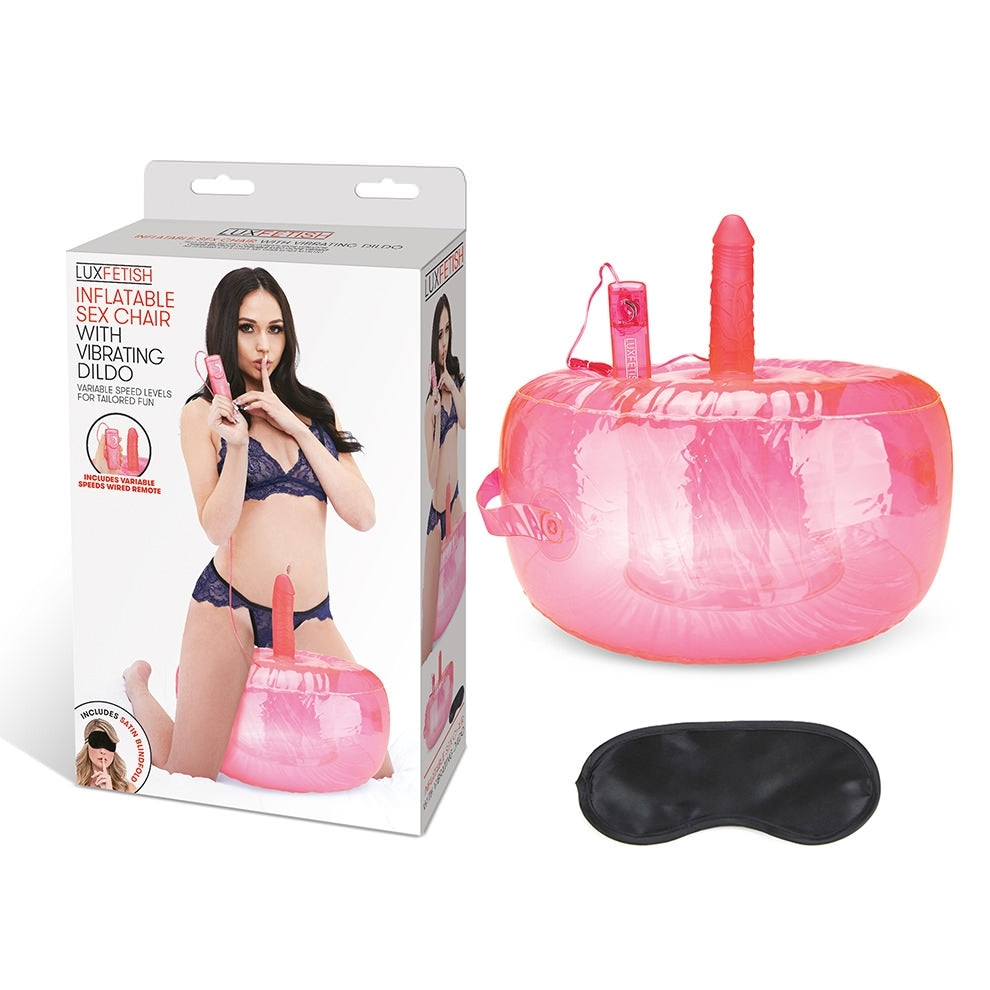 Lux Fetish Inflatable Sex Chair With Vibrating Dildo-LF5312