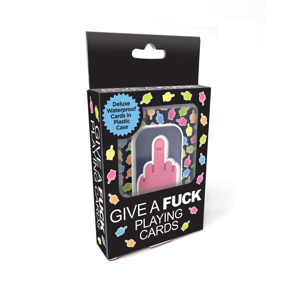 FU Middle Finger Waterproof Playing Cards for Fun Games