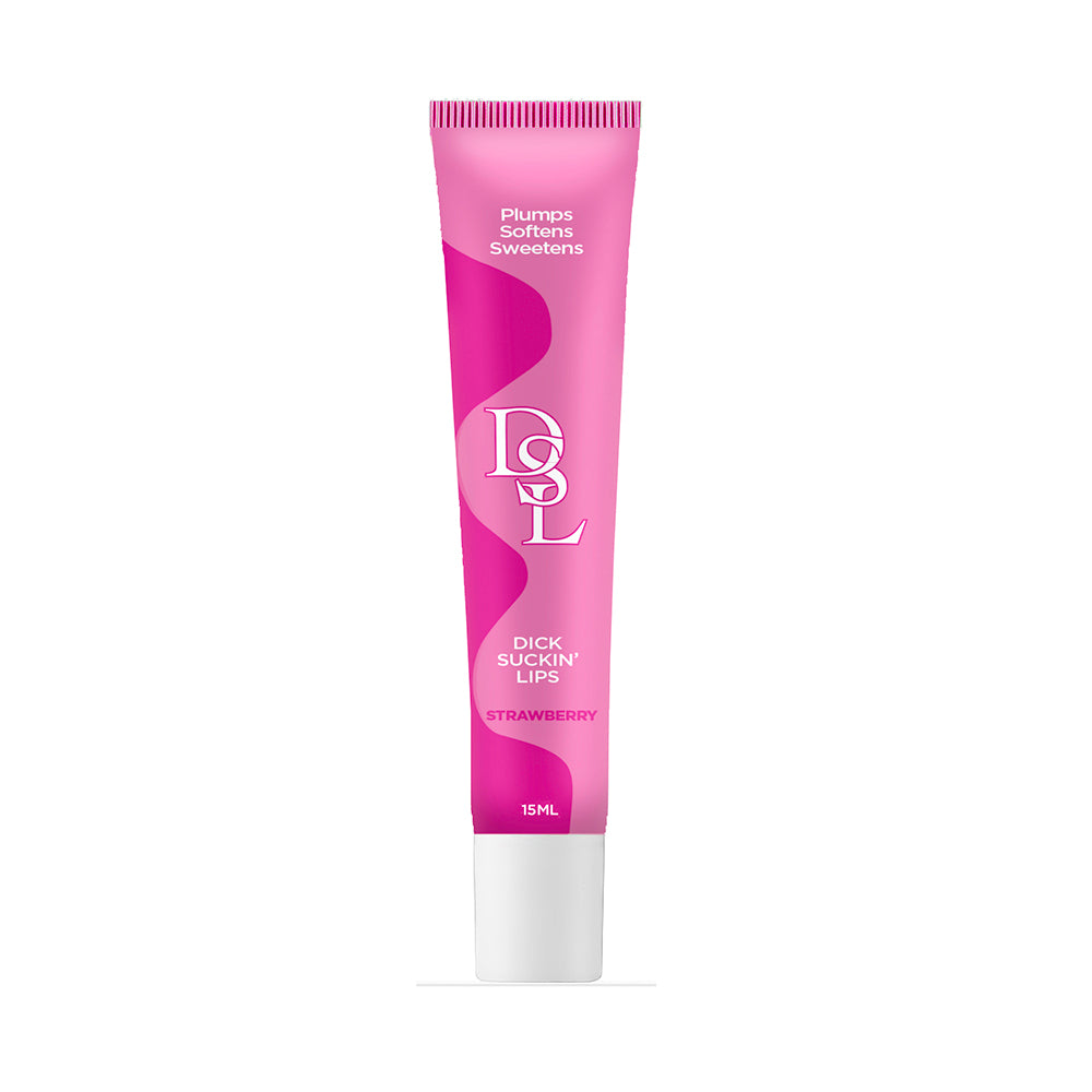 DSL Dick Sucking Lips - Strawberry - Strawberry Flavoured Lip Plumper - 15 ml Tube - LGBT.1604