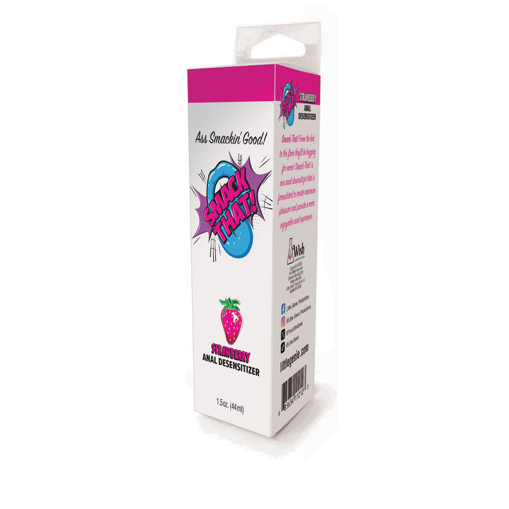 Smack That! Anal Desensitiser - Strawberry - Strawberry Flavoured Anal Desensitiser - 44 ml Tube-LGBT.433
