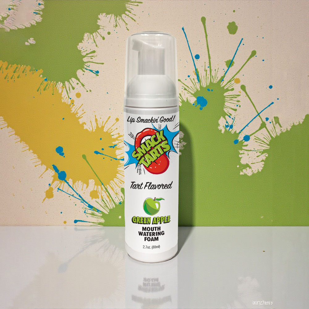 Smack Tarts Mouthwatering Foam - Green Apple - Sour Green Apple Flavoured - 80 ml Bottle - LGBT.472