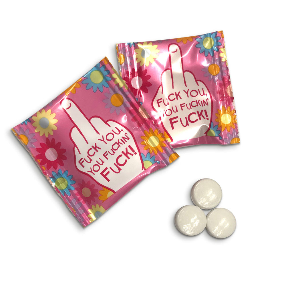 You Fuckin Fuck! Mints - Bag of 25 - Bulk Bag of 25 Party Packs-LGCP.905