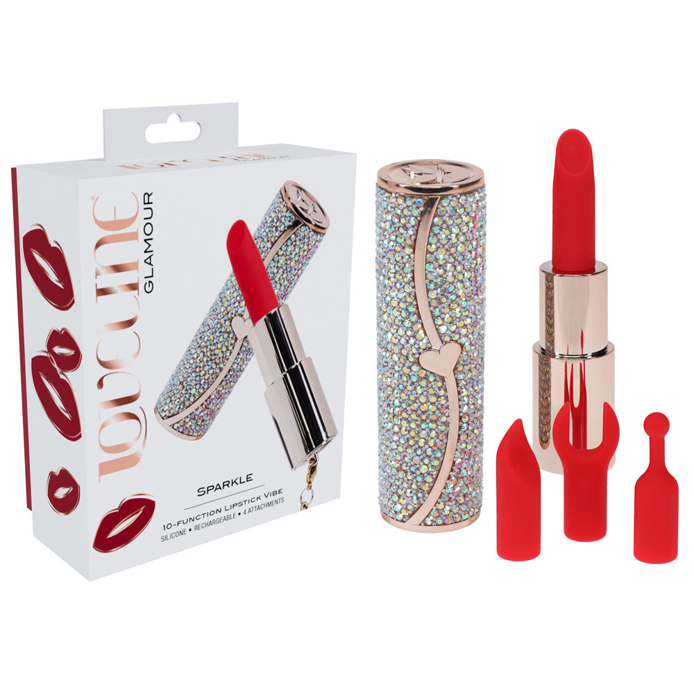 Luxury Discreet Vibrator with Interchangeable Heads
