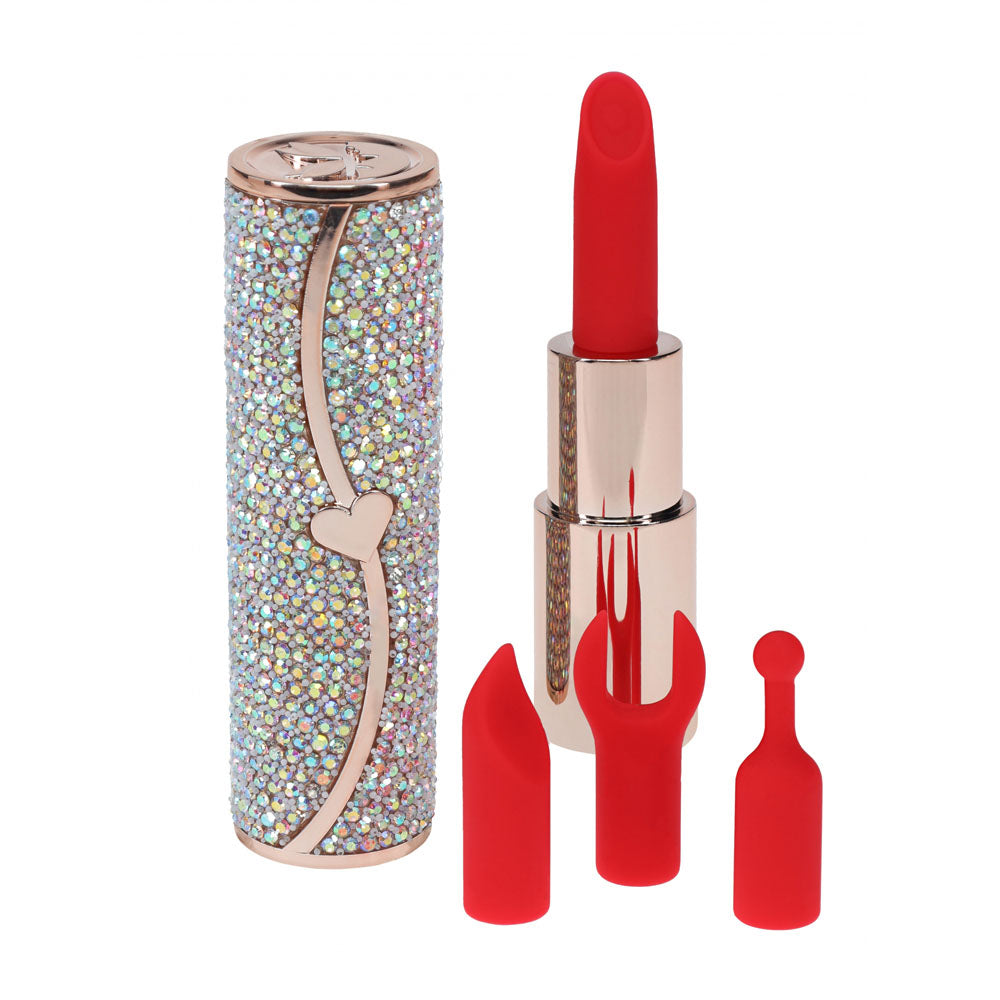 Luxury Discreet Vibrator with Interchangeable Heads