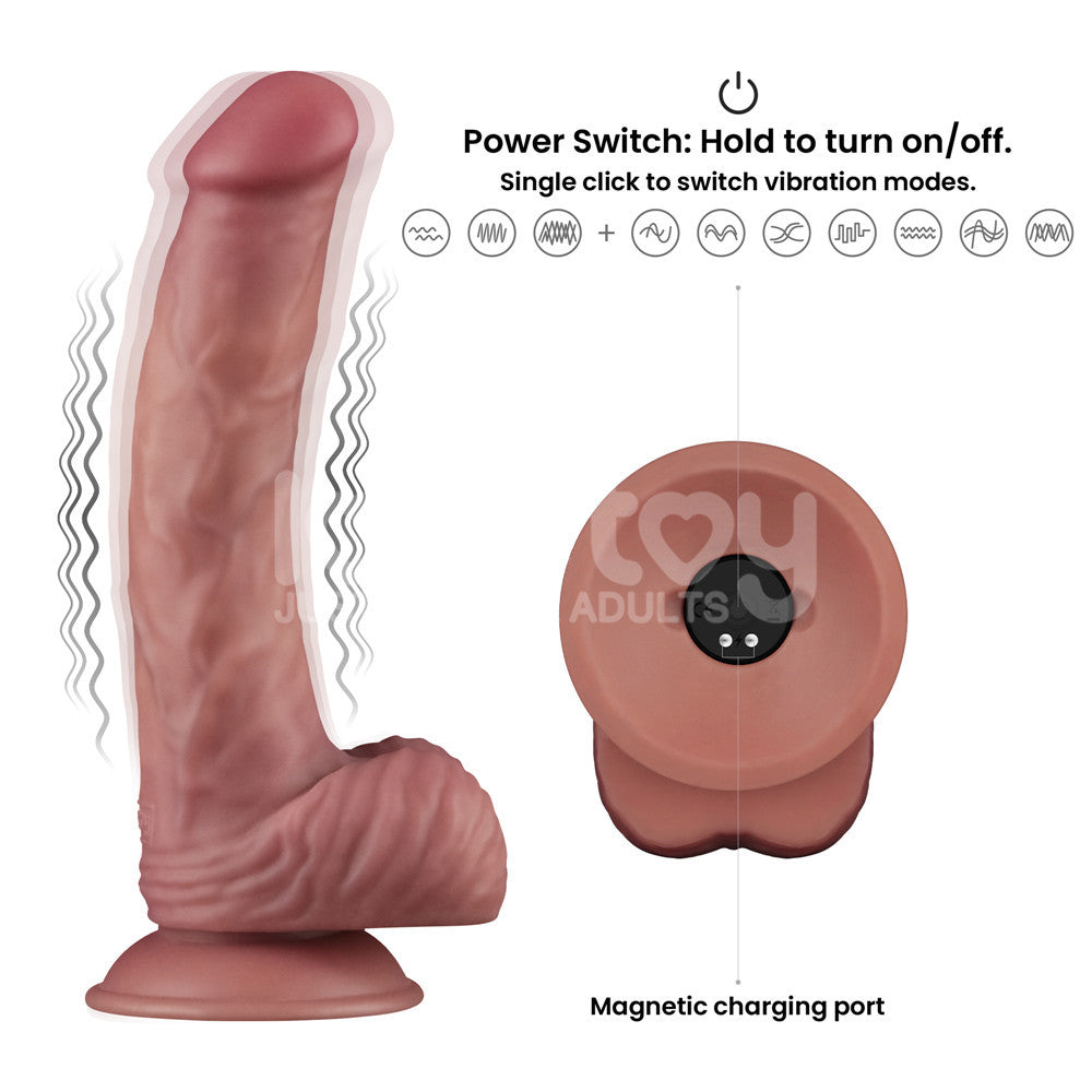 Ultimate Dual-Density Power Cock: Realistic Dildo Vibes