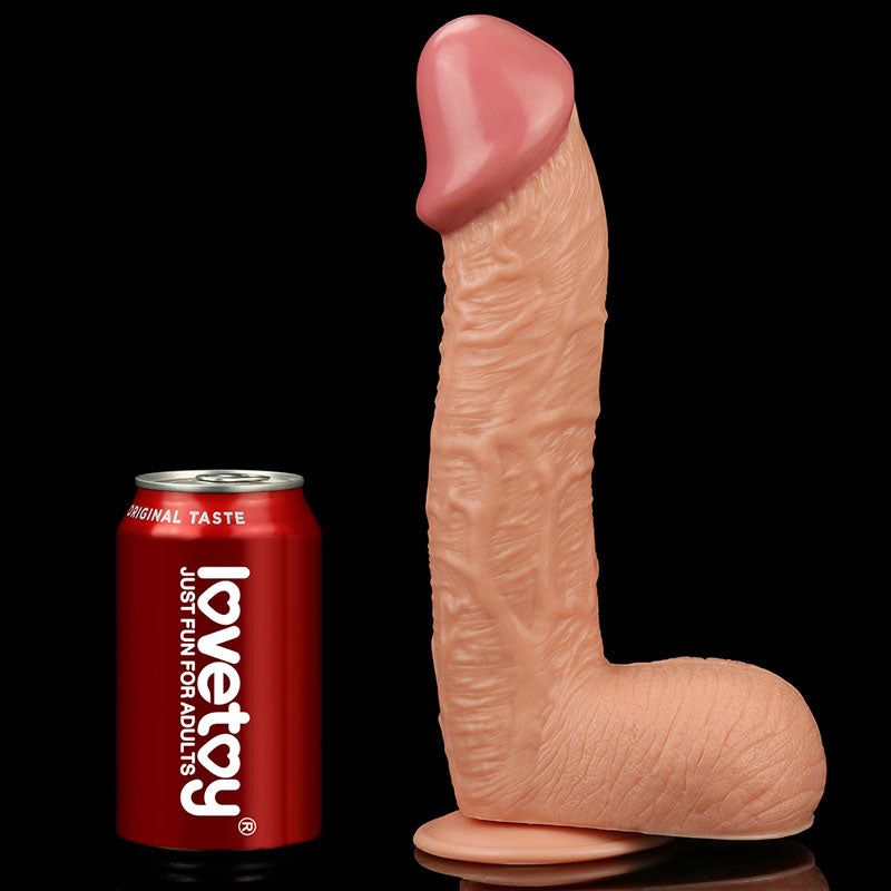King Size 10.5 Realistic Dildo - Flesh 26.7 cm Dong - LV2207