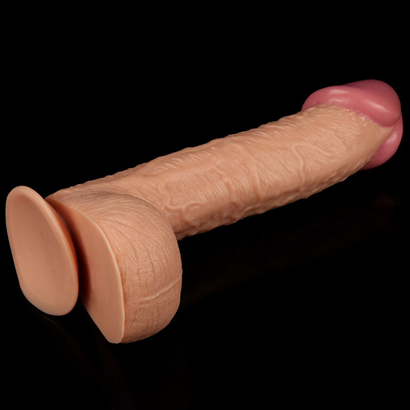 King Size 10.5 Realistic Dildo - Flesh 26.7 cm Dong - LV2207