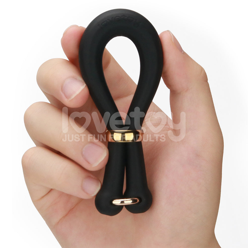 Pinnacle Pro Anyfit Stretcher - Black Adjustable Cock Ring-LV443031