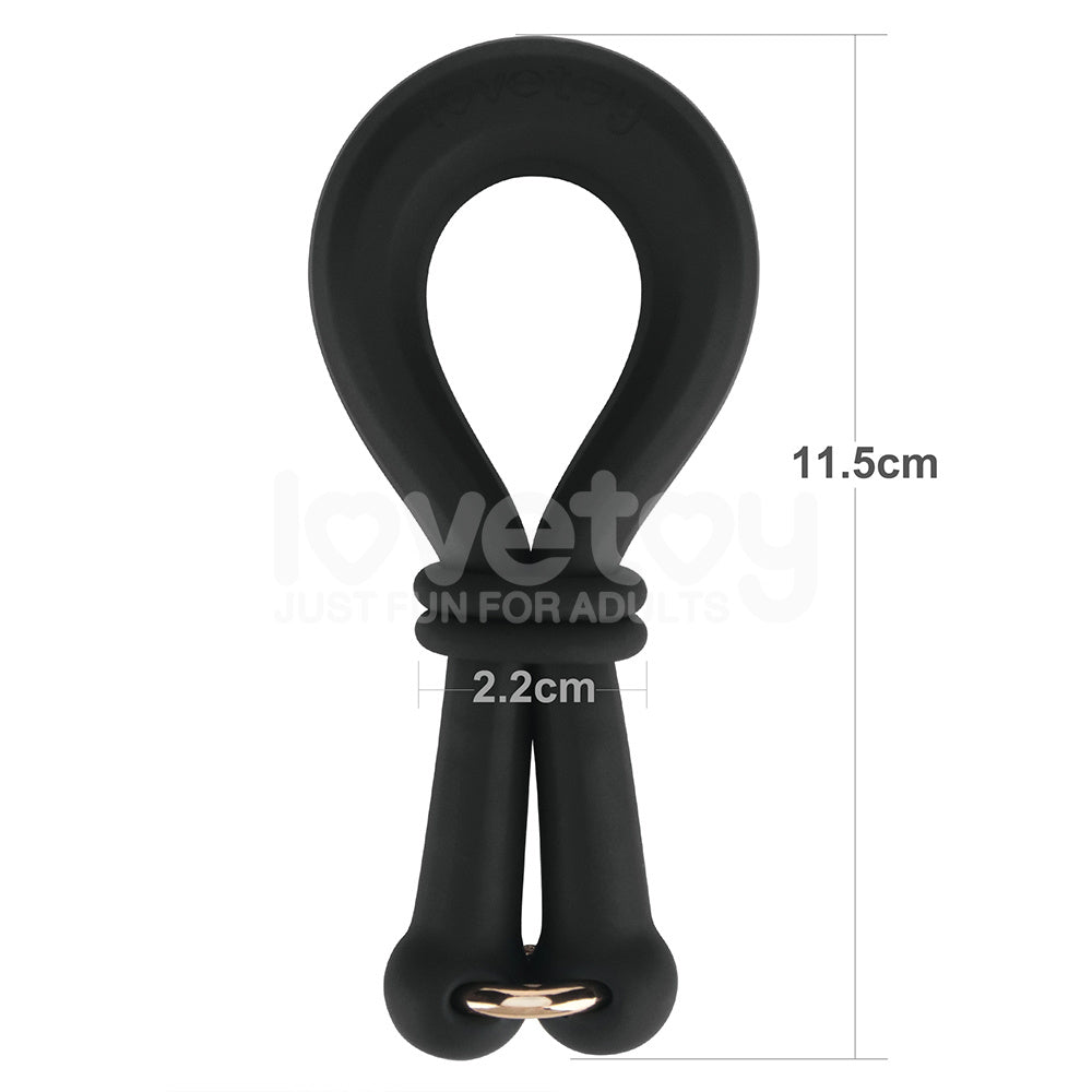 Pinnacle Pro Anyfit Plus Stretcher - Black Adjustable Cock Ring - LV443032