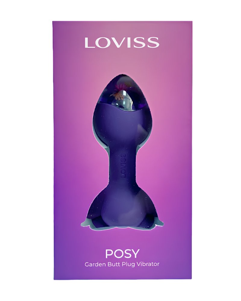Posy Garden Butt Plug Vibrator-LVS-FAP085