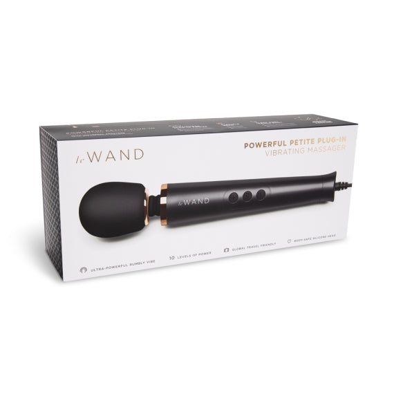LE WAND POWERFUL PETITE PLUG-IN BLACK-LW-050BLK