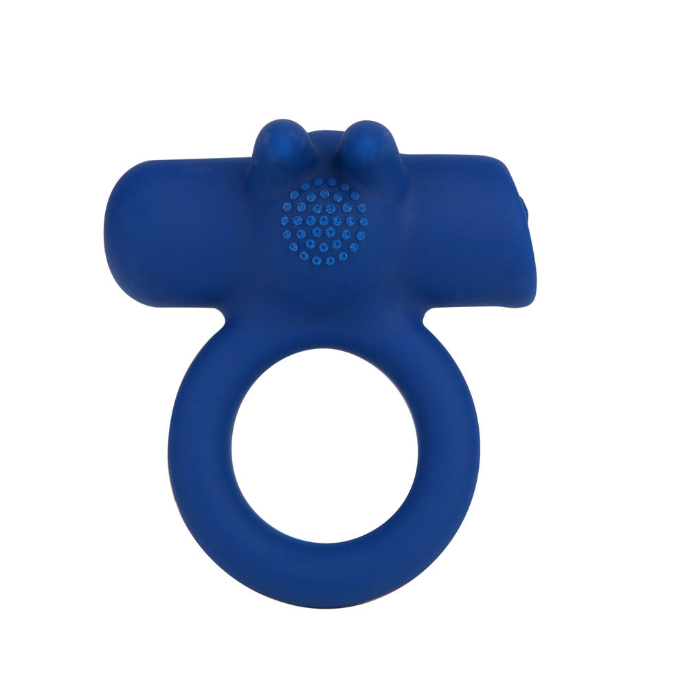 Maia HUXLEY - Blue - Blue USB Rechargeable Strong Vibrating Cock Ring-MA25-02-BLUE