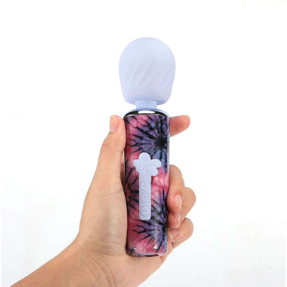 Maia JOURNEE Wand - Purple 15.9 cm USB Rechargeable Massage Wand-MA25-10-TIE-DYE